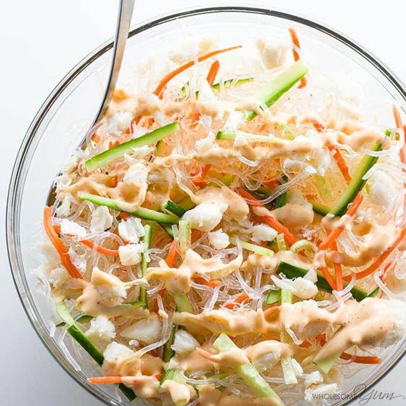 Kani Salad Recipe - Japanese Salad (Low Carb, Paleo)
