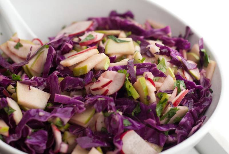 Apple Slaw for Winter