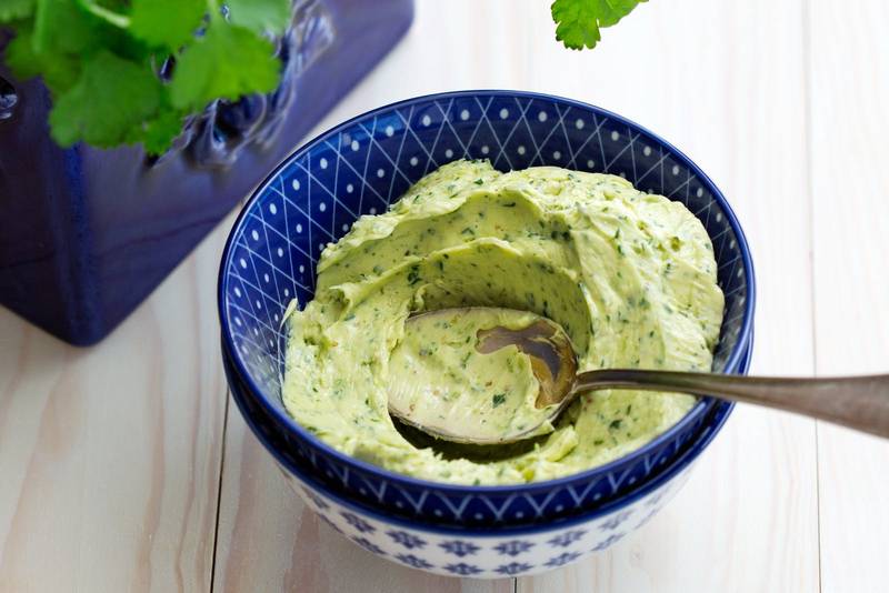 Cilantro butter
