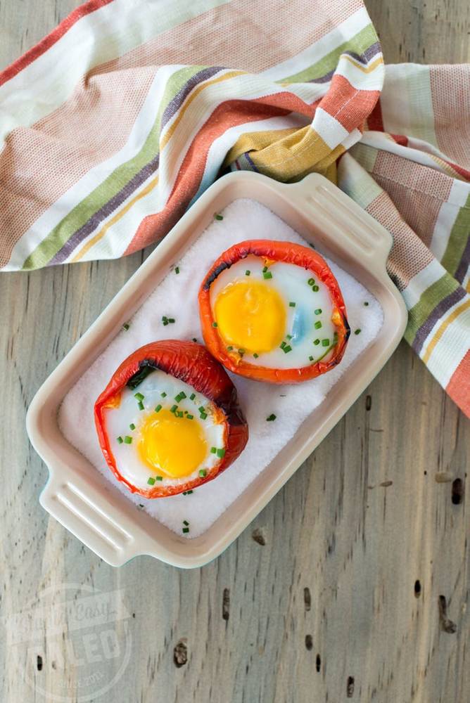 Breakfast Stuffed Peppers (Paleo, Low Carb, Gluten-Free)