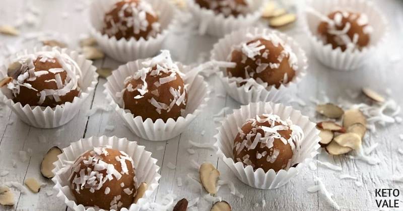Creamy Vanilla MCT Peanut Butter Balls