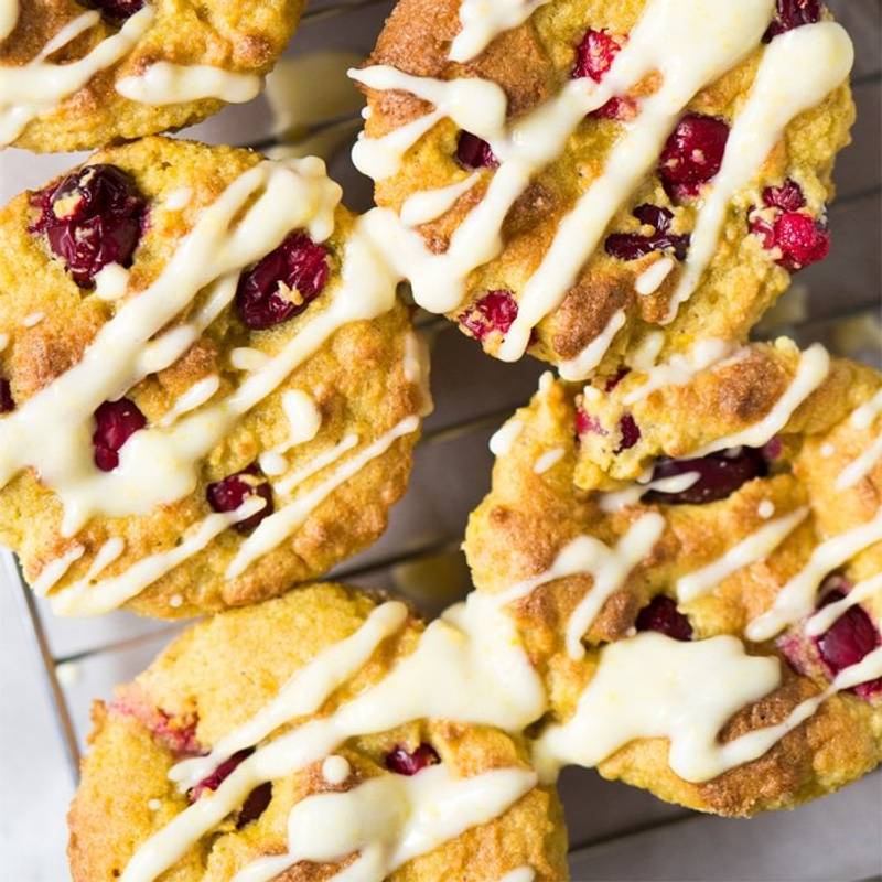 Gluten Free & Keto Cranberry Orange Muffins