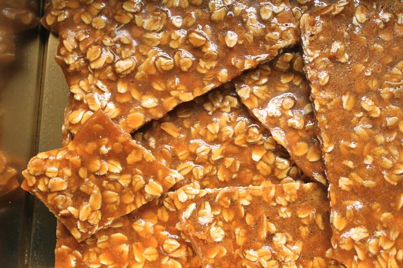 Oat Brittle: Great as a Gift, or in Sticky Toffee Porridge and Other Desserts