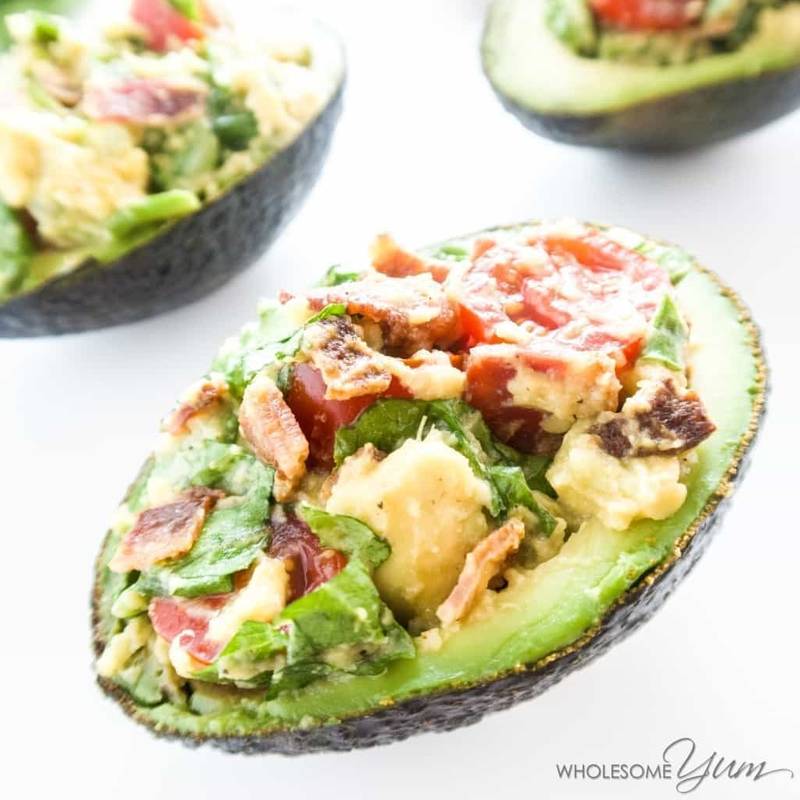 BLT Stuffed Avocado (Paleo, Low Carb)