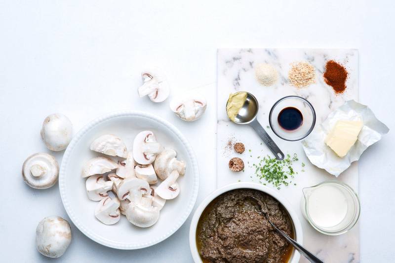 Cream of mushroom puree