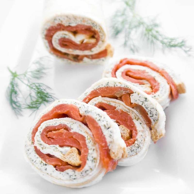 Smoked Salmon Roulade (Low Carb, Gluten-Free)