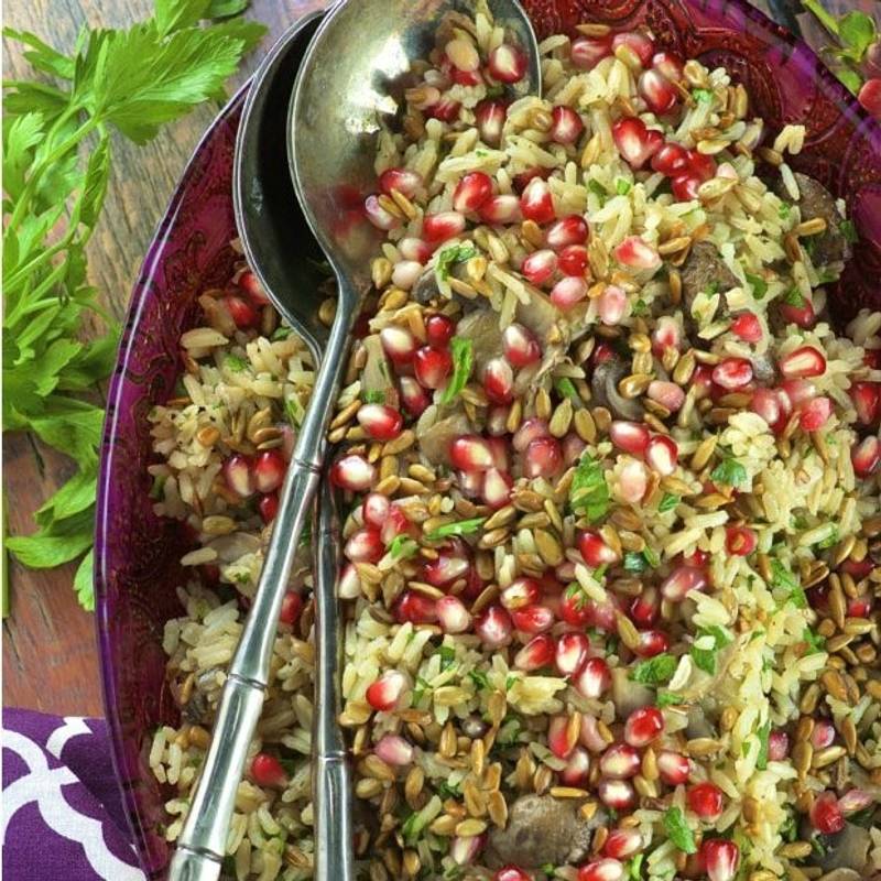 Mushroom And Onion Rice Pilaf