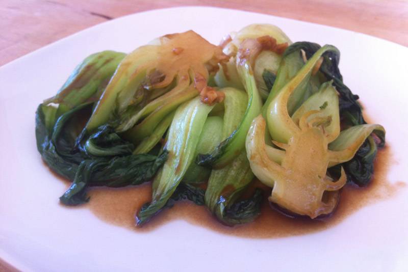 Garlic Ginger Bok Choy