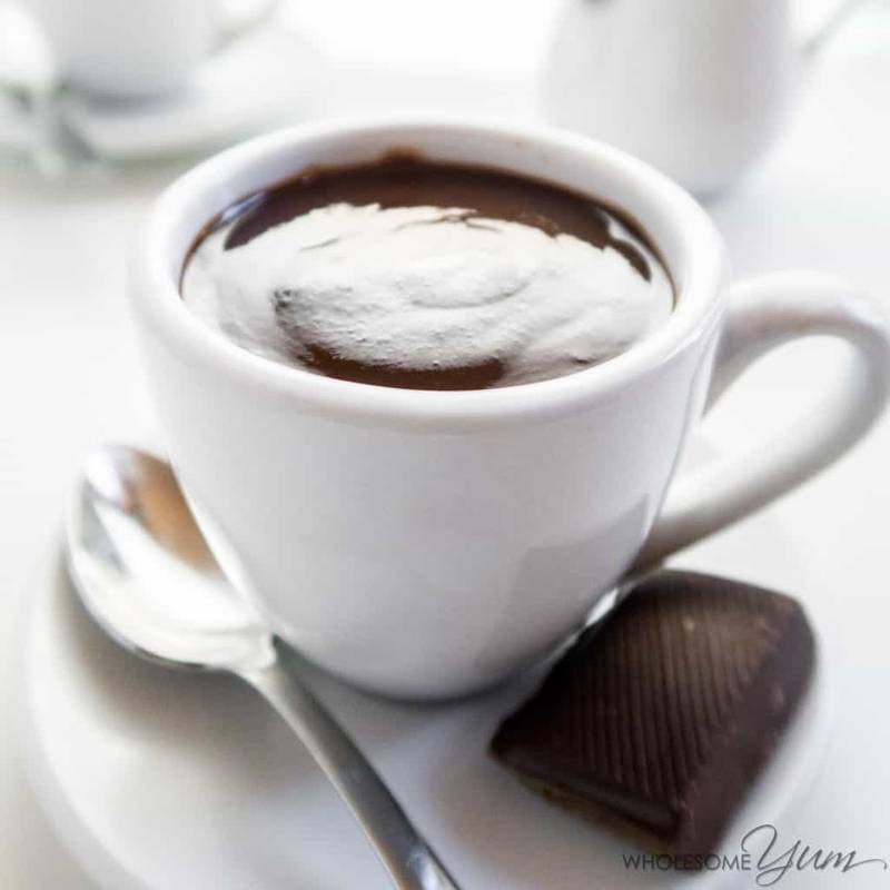 Fancy Low Carb Hot Chocolate (Sugar-free, Gluten-free)