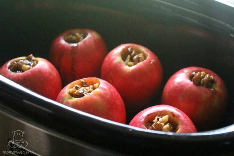 Slow Cooker Apples With Salted Caramel