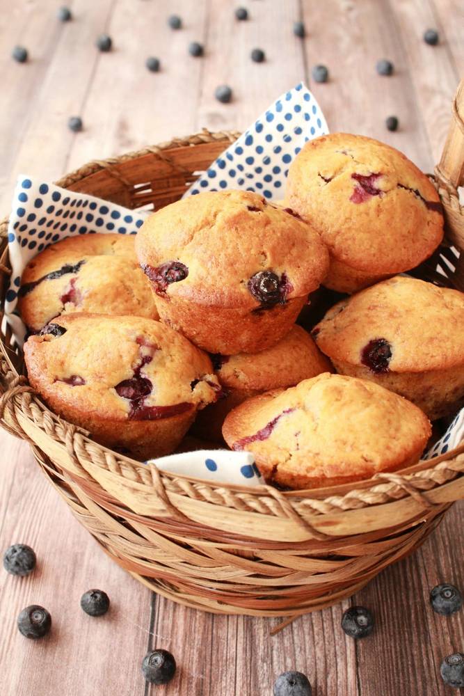 Vegan Blueberry Muffins
