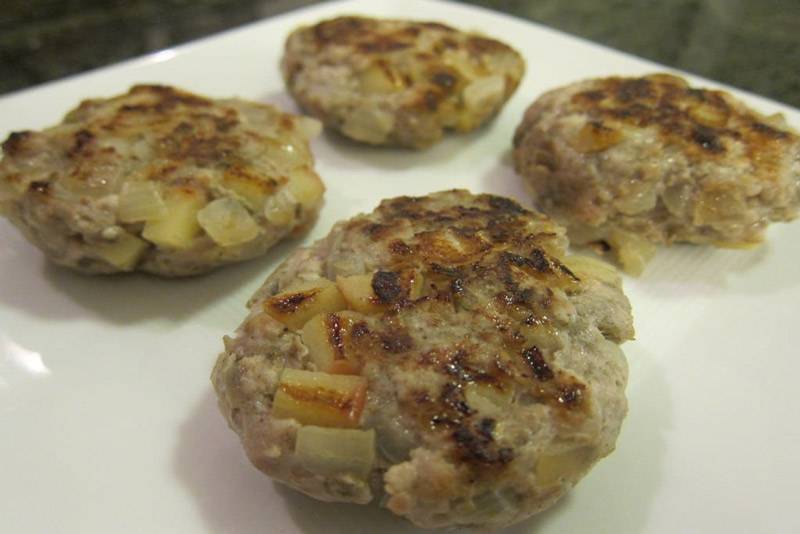 Apple Pork Breakfast Sausage Patties Recipe