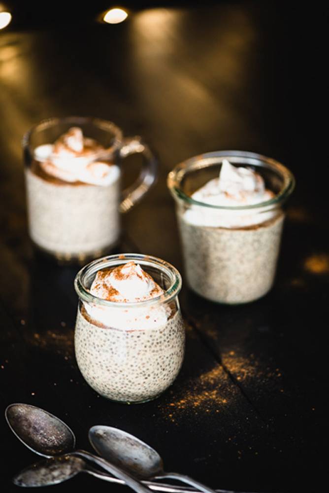 Eggnog Chia Pudding Recipe