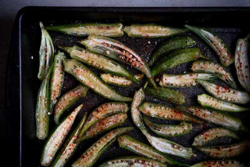 Roasted Okra Fries Recipe