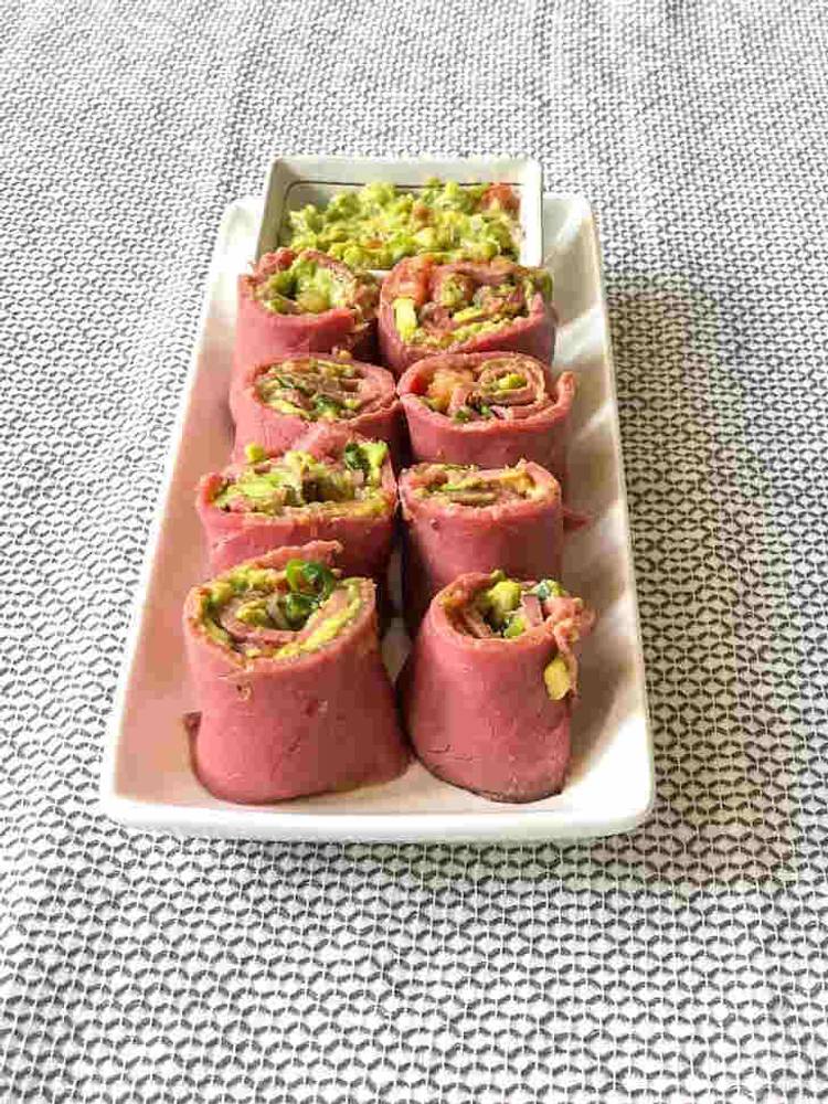 Keto Roast Beef Salsa Rolls Recipe