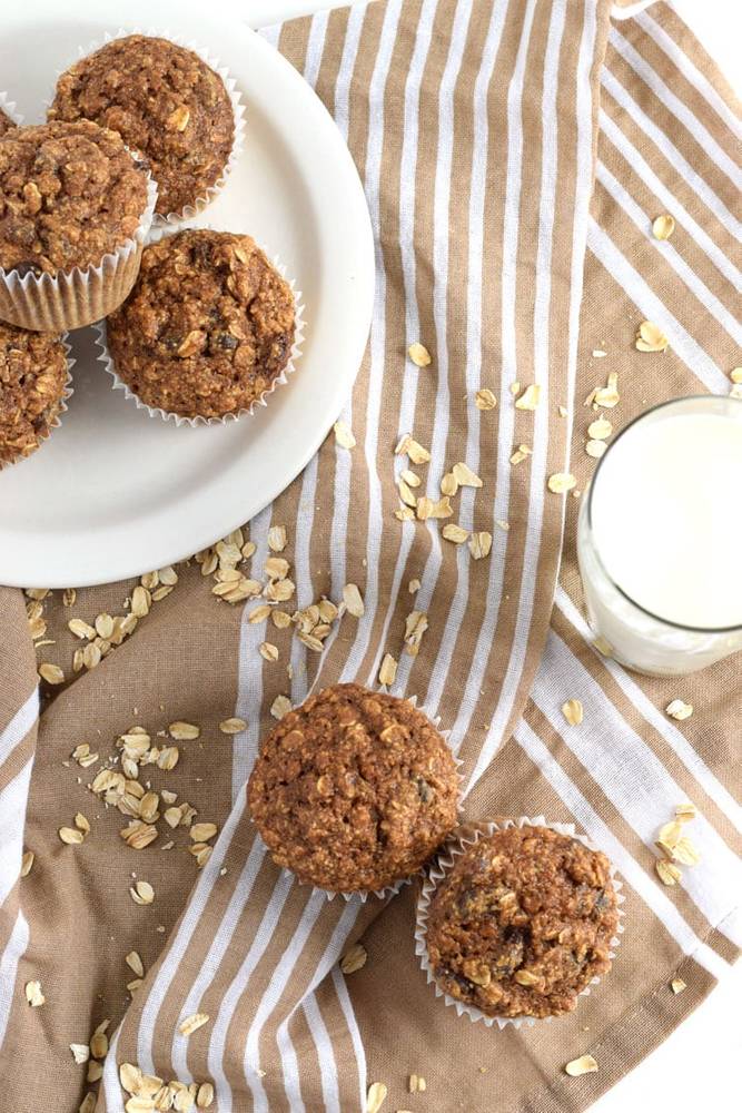 Gluten Free Oatmeal Raisin Muffins