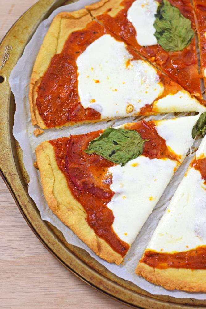 Gluten Free Pizza Crust (with almond & potato flour)