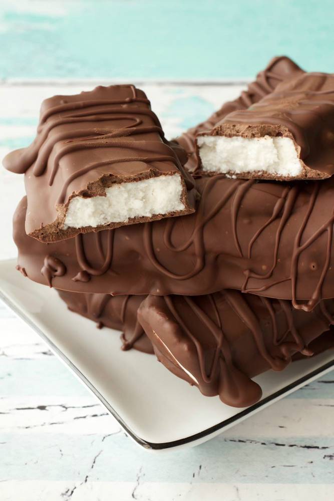Vegan Chocolate Coconut Bars (Bounty Bars)