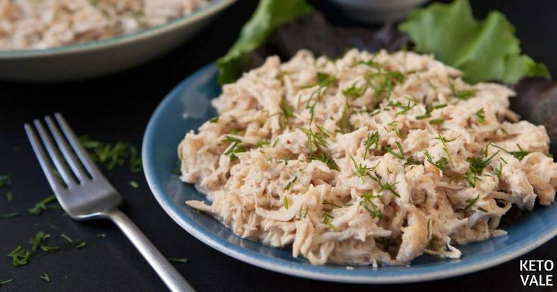 Keto Instant Pot Pulled Chicken