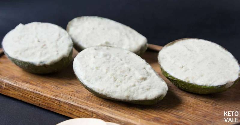 Avocado Ice Cream In the Shell