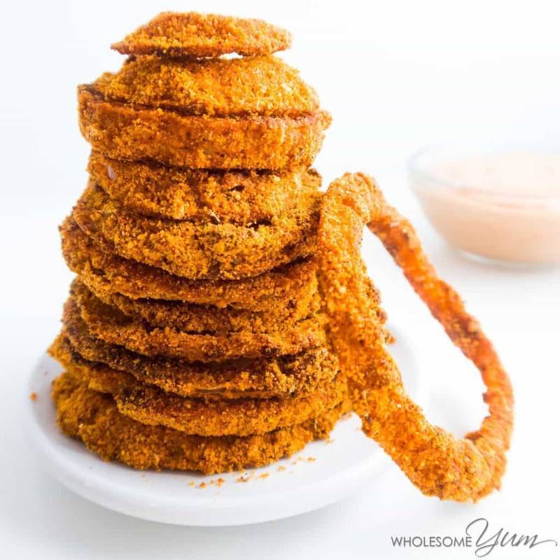 Cajun Low Carb Onion Rings (Paleo)