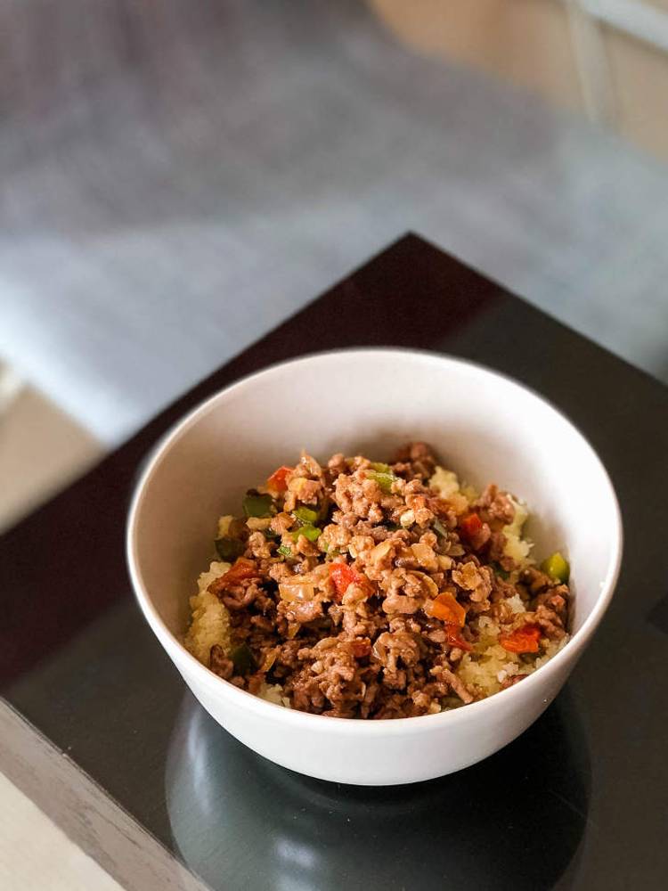 Keto Easy Taco Bowls Recipe with Cauliflower Rice