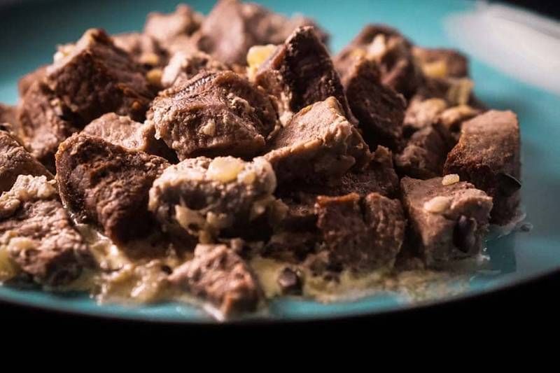 Crockpot Beef Chuck Roast with Mustard Sauce