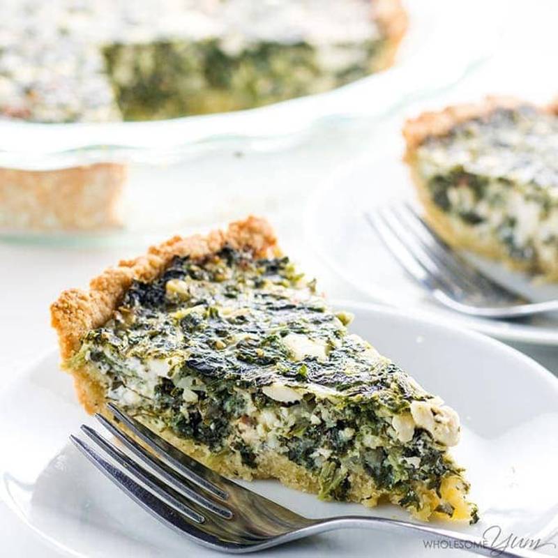 Easy Greek Spinach Pie Recipe - Healthy & Gluten-Free