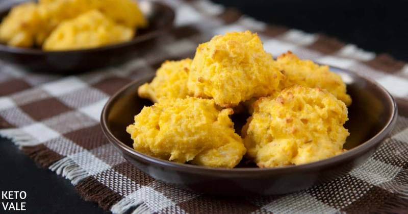 Keto Coconut Flour Biscuits with Garlic and Cheese