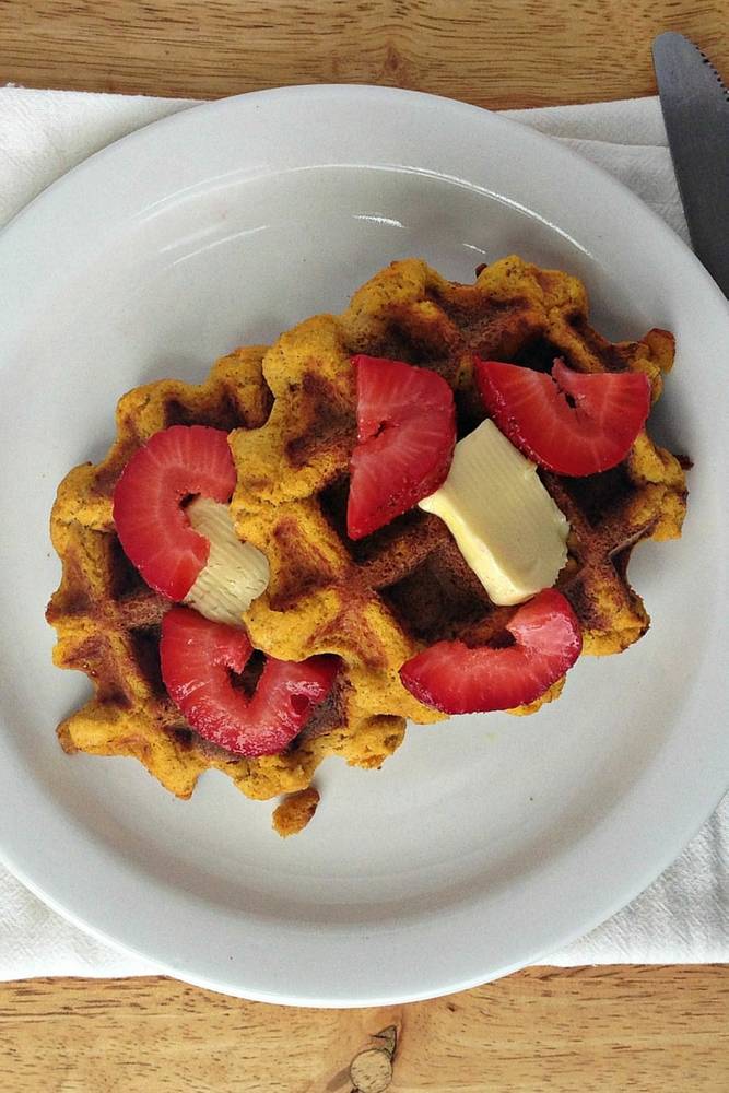 Gluten-Free Pumpkin Waffles