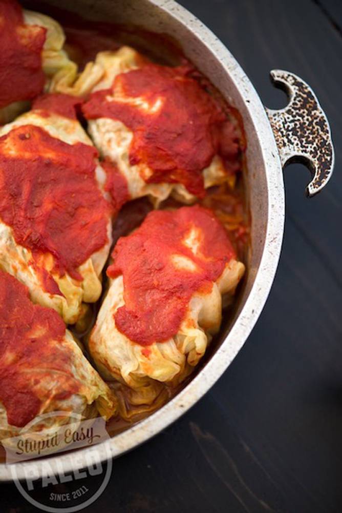 Paleo Cabbage Rolls (Golumbki)