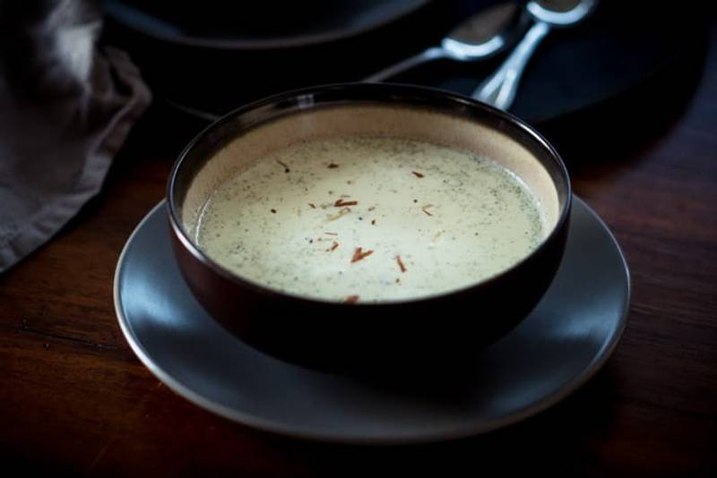 Broccoli & Goat Cheese Soup Recipe