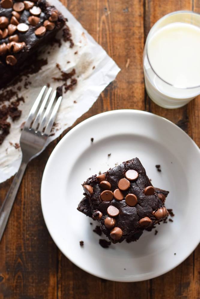 Mexican Black Bean Blender Brownies