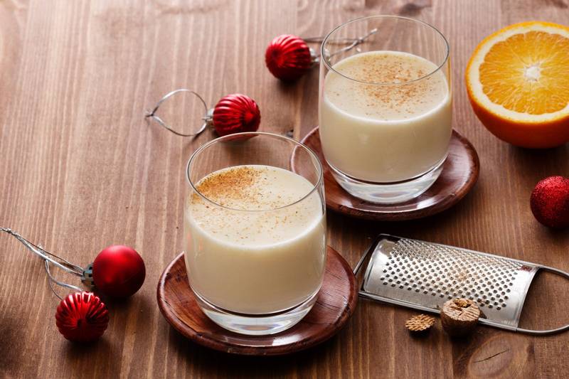 Low-carb eggnog