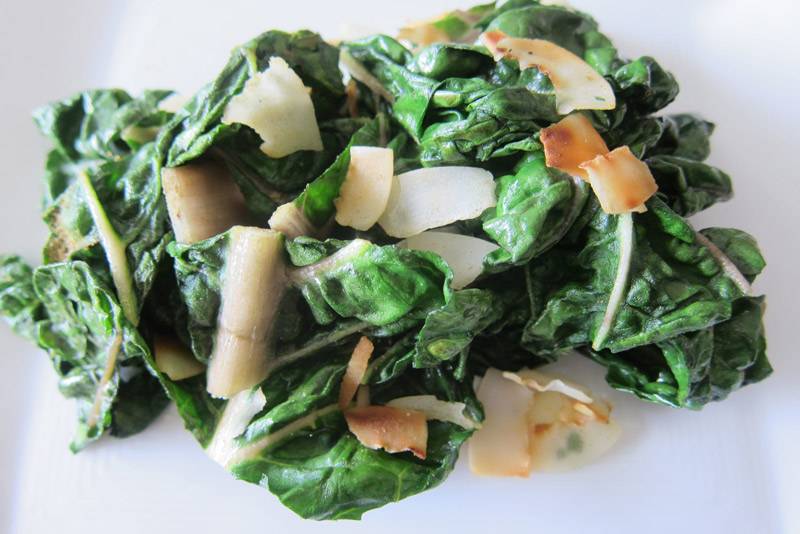 Cumin Swiss Coconut Chard (Paleo, Whole30)