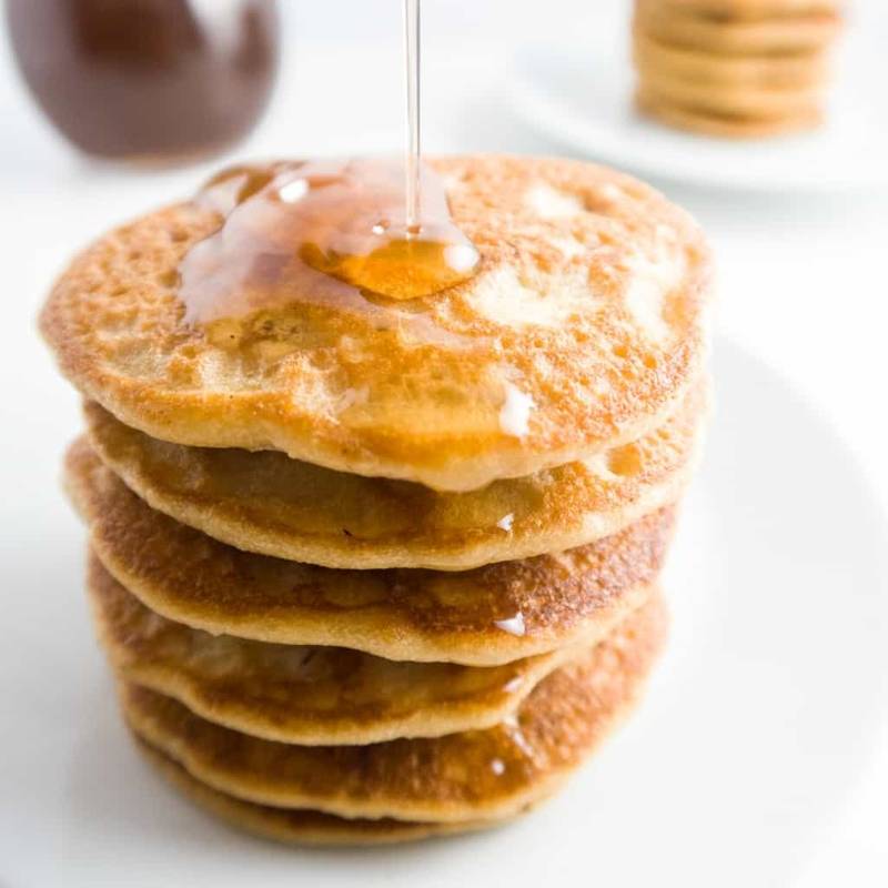 Maple Bacon Pancakes with Almond Flour (Paleo, Low Carb)