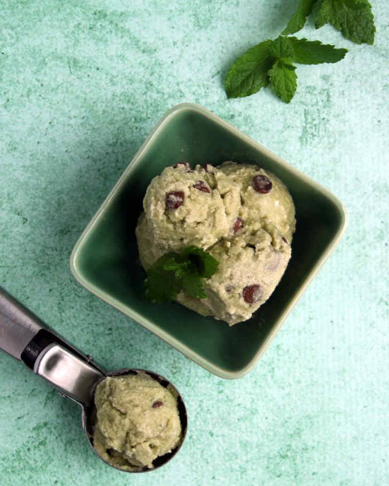 Keto Mint Chocolate Chip Ice Cream Recipe