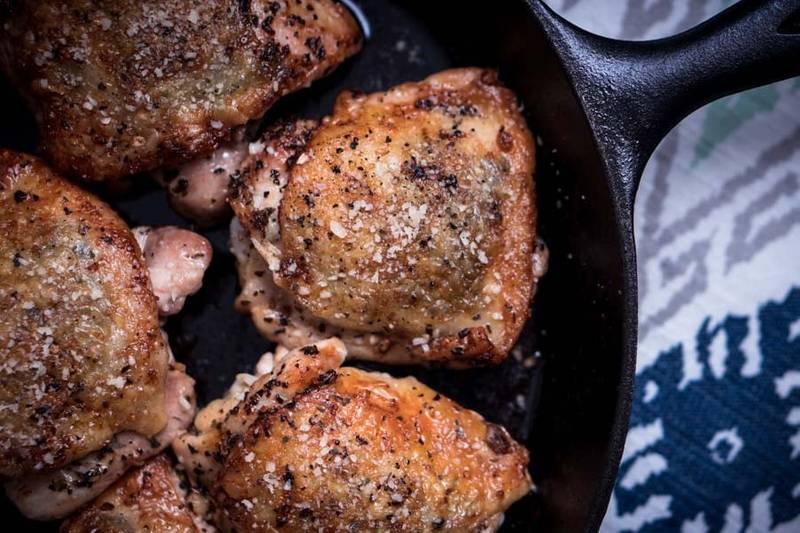 Garlic Parmesan Chicken Thighs Recipe – Keto, Low Carb, Gluten Free