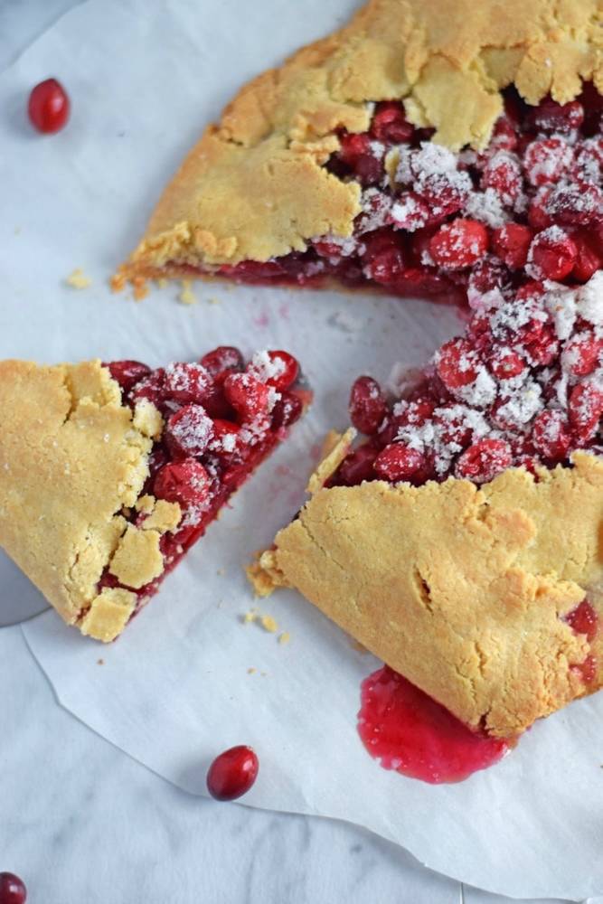 Cranberry Orange Gluten Free Galette