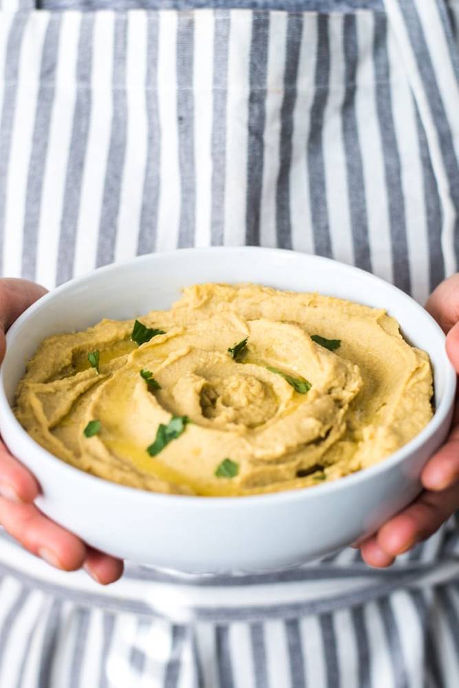Easy Lime Avocado Hummus (Hummonly Guacamole)