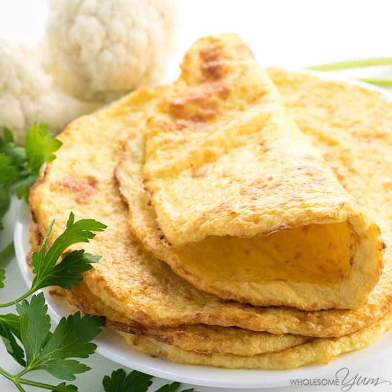 How To Make Cauliflower Tortillas - Recipe with 4 Ingredients
