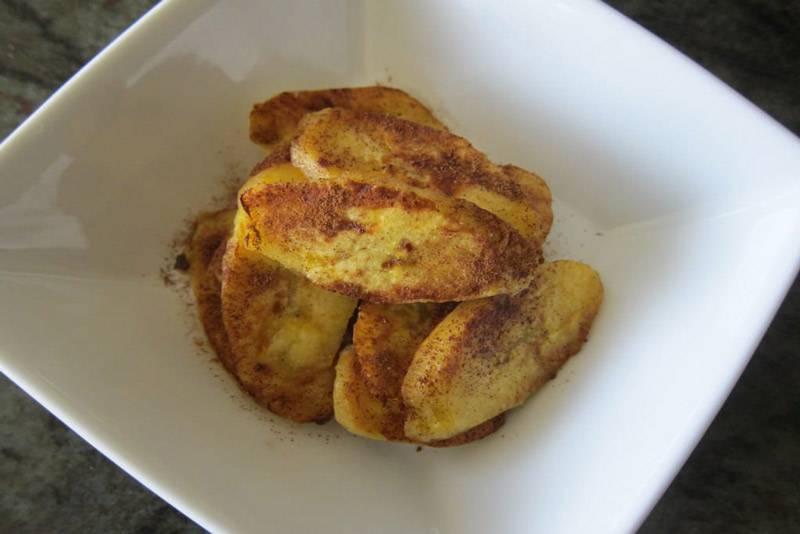 Fried Plantains with Cinnamon Recipe