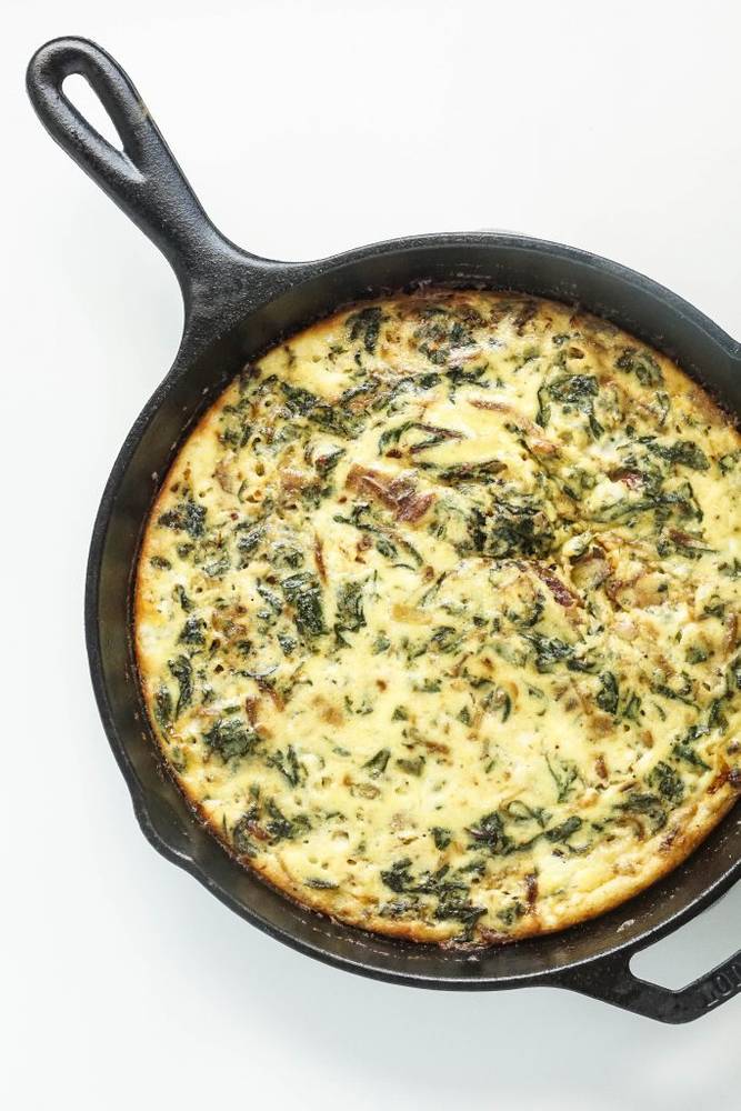 Keto Frittata Recipe with Bacon & Ricotta