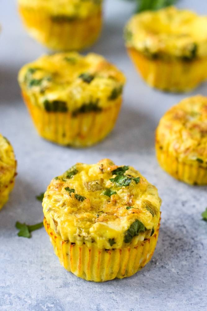 Chicken and Green Chile Egg Muffins