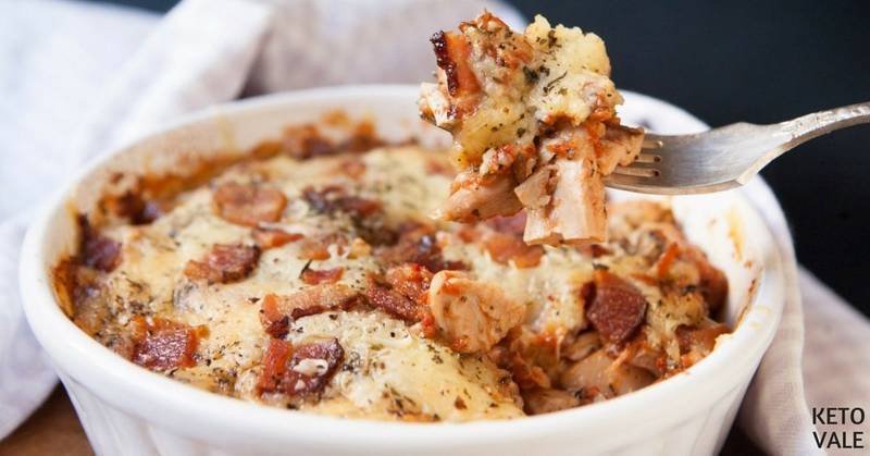 Keto Chicken Parmesan Casserole