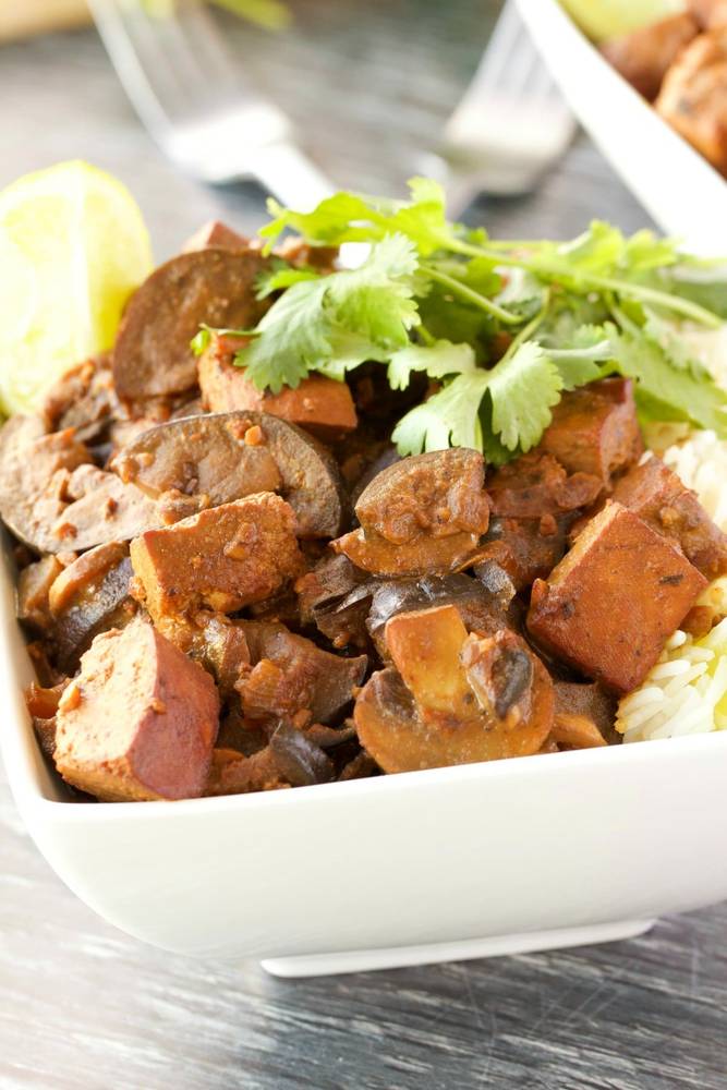 Tofu and Eggplant Bowls