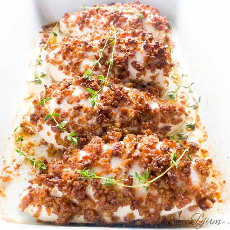 Bacon Chicken Recipe with Bacon Crust - Easy (5 Ingredients)