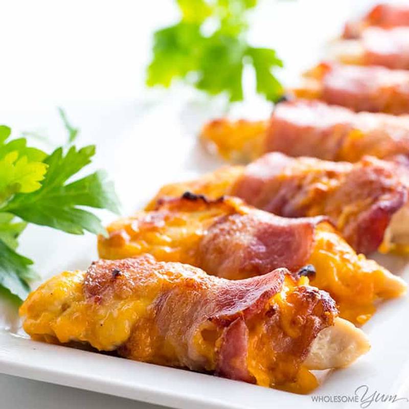 Baked Bacon Wrapped Chicken Tenders Recipe - 3 Ingredients
