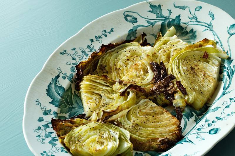 Roasted cabbage