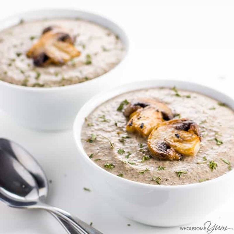 Gluten-Free Cream Of Mushroom Soup (Low Carb, Keto)